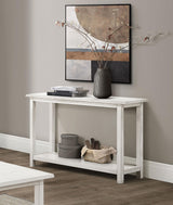 Payne White Wood Entryway Sofa Console Table from Coaster - Luna Furniture