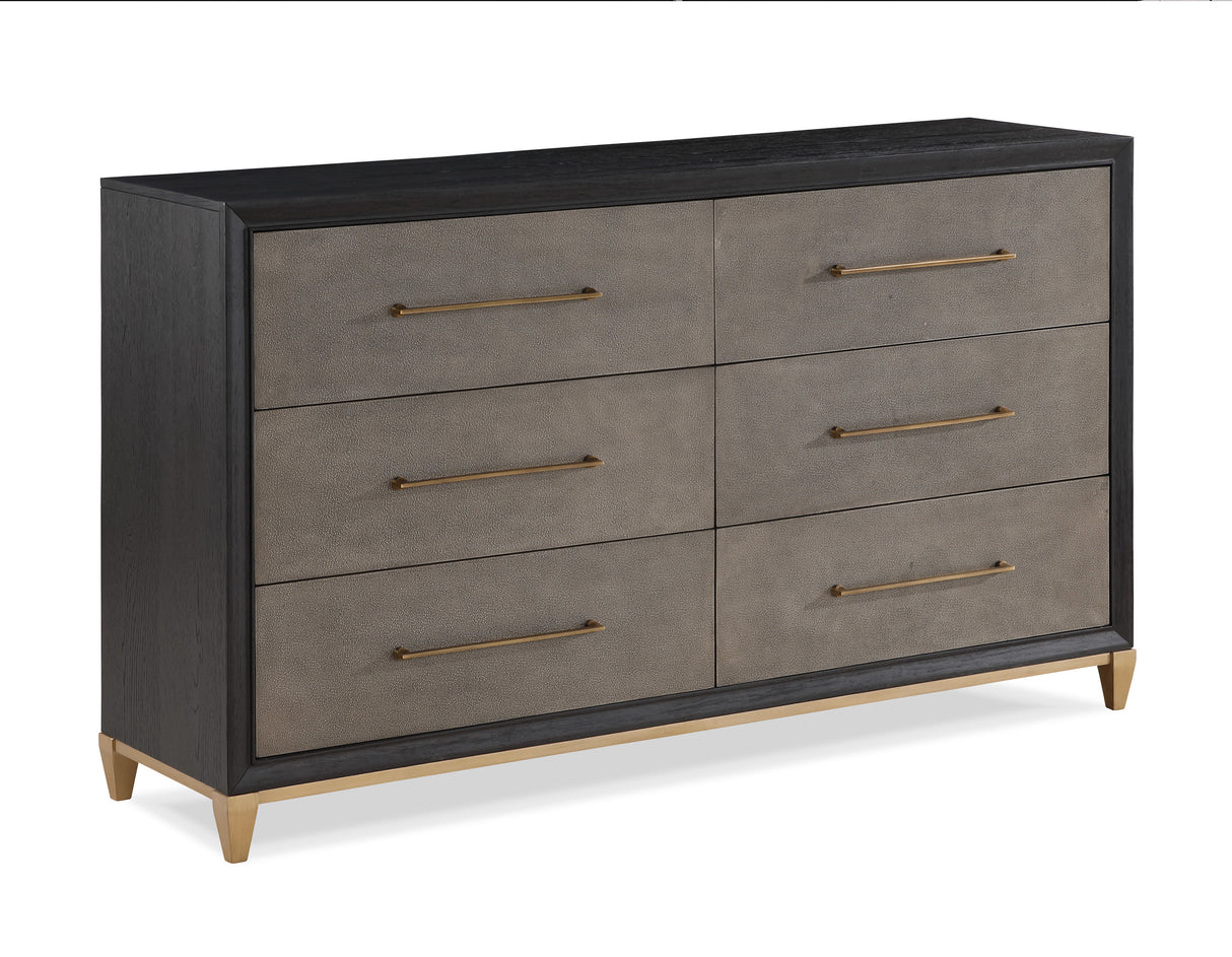 Payson Black/Brown Dresser from Crown Mark - Luna Furniture
