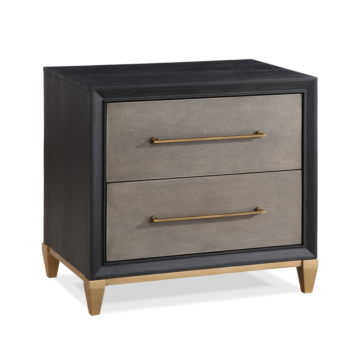 Payson Black/Brown Nightstand from Crown Mark - Luna Furniture