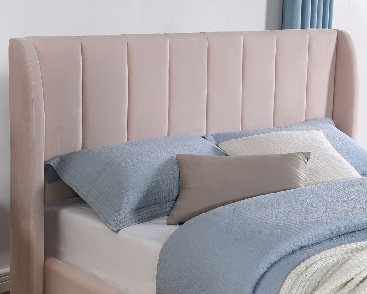 Pearl Light Pink Full Bed from Furniture of America - Luna Furniture
