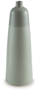 Peerland Sage Green Vase from Ashley - Luna Furniture