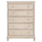 Pembroke Washed Oak 5-Drawer Chest from Coaster - Luna Furniture