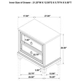 Pembroke Washed Oak Bedroom Set from Coaster - Luna Furniture