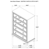 Pembroke Washed Oak Bedroom Set from Coaster - Luna Furniture