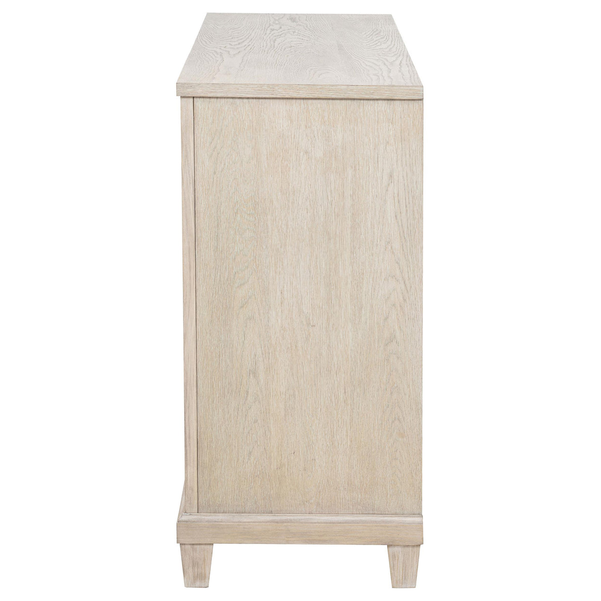 Pembroke Washed Oak 6-Drawer Bedroom Dresser from Coaster - Luna Furniture