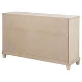 Pembroke Washed Oak 6-Drawer Bedroom Dresser from Coaster - Luna Furniture