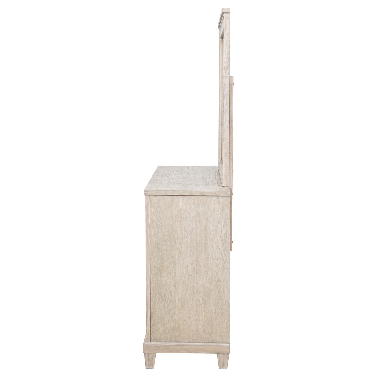 Pembroke Washed Oak 6-Drawer Bedroom Dresser with Mirror from Coaster - Luna Furniture