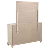 Pembroke Washed Oak 6-Drawer Bedroom Dresser with Mirror from Coaster - Luna Furniture