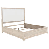 Pembroke Washed Oak 66-inch Eastern King Panel Bed from Coaster - Luna Furniture