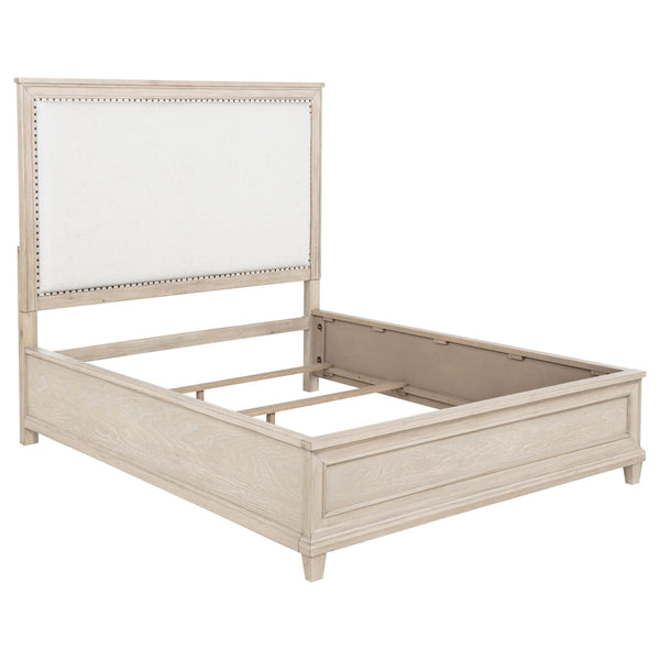 Pembroke Washed Oak 66-inch Queen Panel Bed