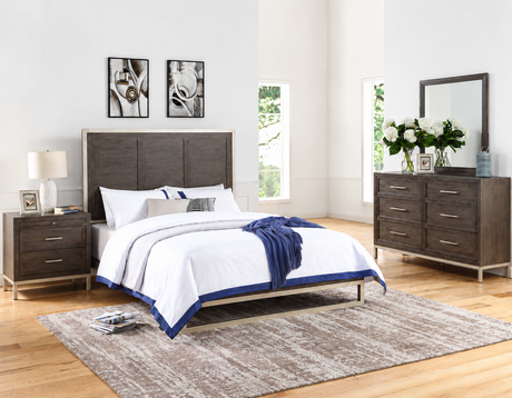 Broomfield Brown Queen 4-Piece Bedroom Set from Steve Silver - Luna Furniture