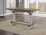Pendleton Two-tone 59.5-inch Counter Height Table from Steve Silver - Luna Furniture