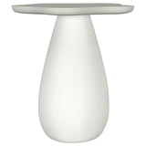 Perth Off White Cloud Shaped Top Side Table from Coaster - Luna Furniture