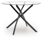 Pharwynn Black Dining Table from Ashley Furniture - Luna Furniture