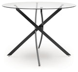 Pharwynn Black Dining Table from Ashley Furniture - Luna Furniture