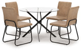 Pharwynn Brown/Black Dining Room Set from Ashley Furniture - Luna Furniture