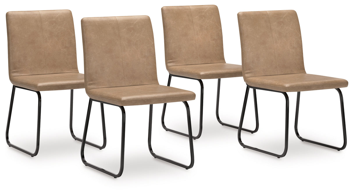 Pharwynn Brown Dining Chair, Set of 4 from Ashley Furniture - Luna Furniture
