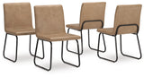 Pharwynn Brown Dining Chair, Set of 4 from Ashley Furniture - Luna Furniture