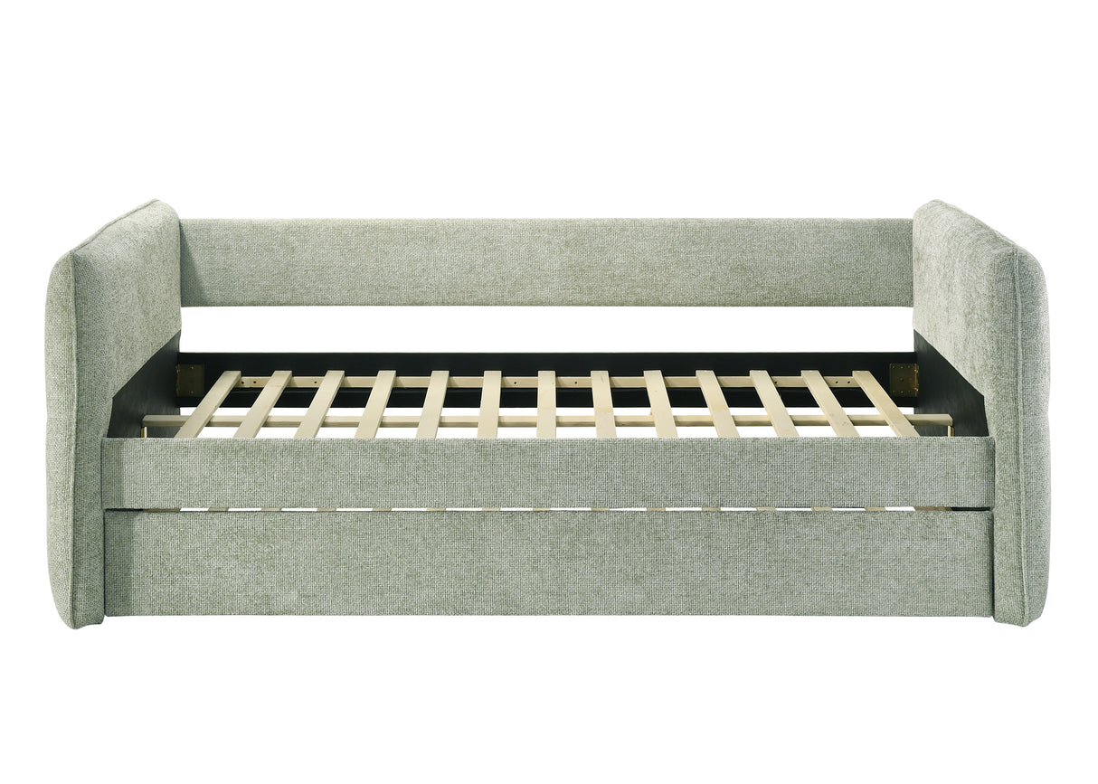 Philipa Light Green Daybed with Trundle from Crown Mark - Luna Furniture