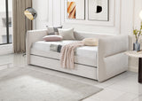 Philipa Oatmeal Twin Daybed with Trundle from Crown Mark - Luna Furniture