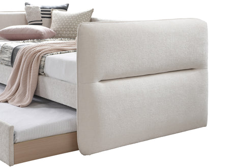 Philipa Oatmeal Twin Daybed with Trundle from Crown Mark - Luna Furniture