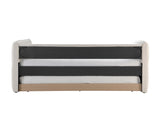 Philipa Oatmeal Twin Daybed with Trundle from Crown Mark - Luna Furniture
