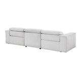 8414GRY*2PWH 2pc Set: Sofa, Love from Homelegance - Luna Furniture