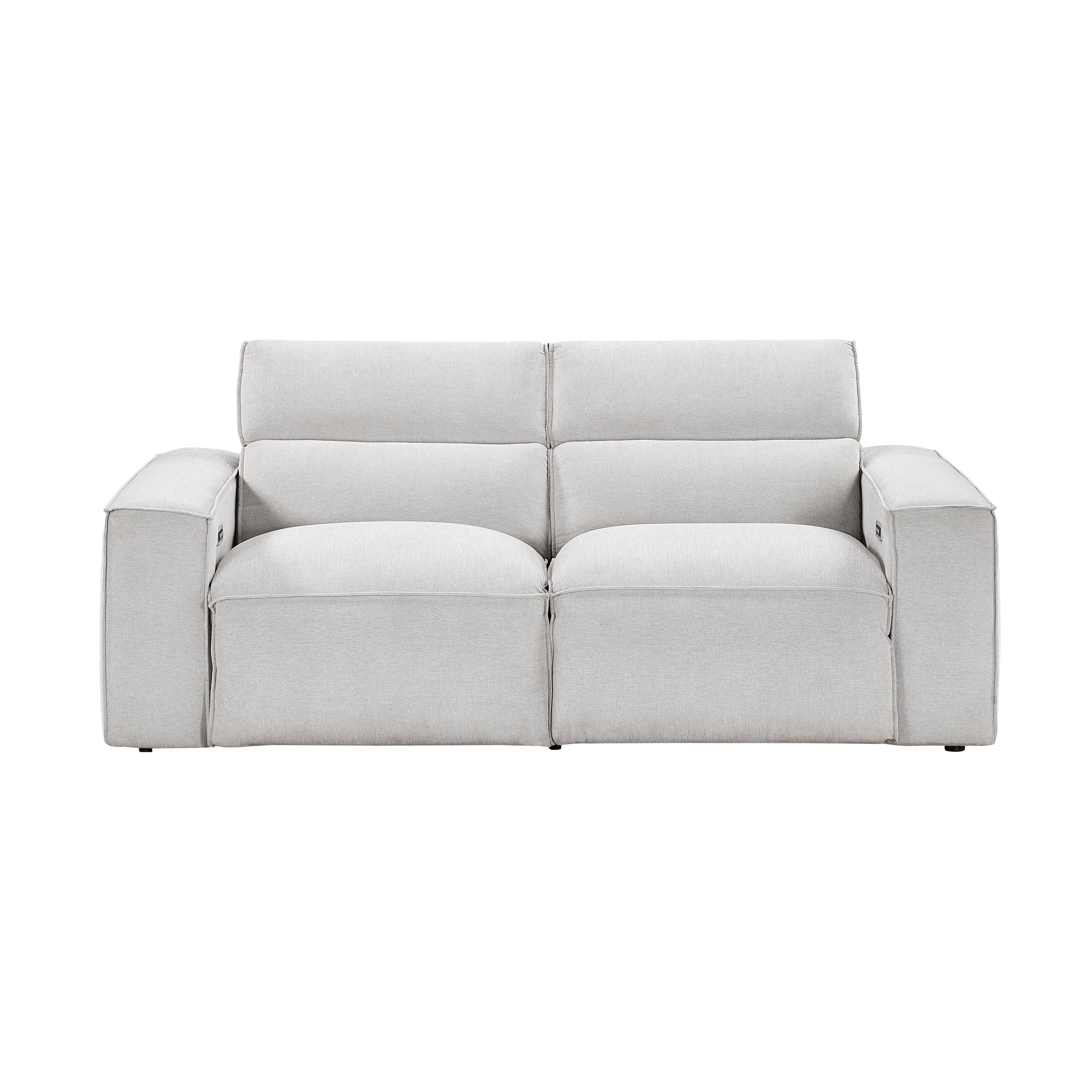 (luxury house)　福箱　2020 surface go Homelegance Phoebe Light Gray Power Double Reclining Loveseat with