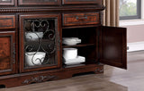 Picardy Brown Cherry Hutch & Buffet from Furniture of America - Luna Furniture