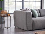 Picasso Oscar Gray Sleeper Sectional from Bellona - Luna Furniture
