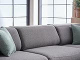 Picasso Oscar Gray Sleeper Sectional from Bellona - Luna Furniture