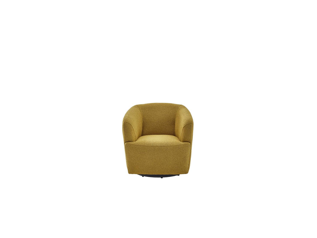 Picasso Oscar Mustard Swivel Chair from Bellona - Luna Furniture