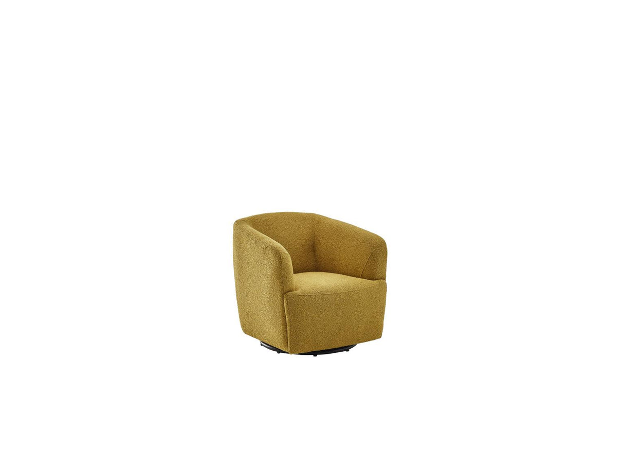 Picasso Oscar Mustard Swivel Chair from Bellona - Luna Furniture