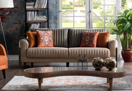 Piero Hande Beige Loveseat from Bellona - Luna Furniture