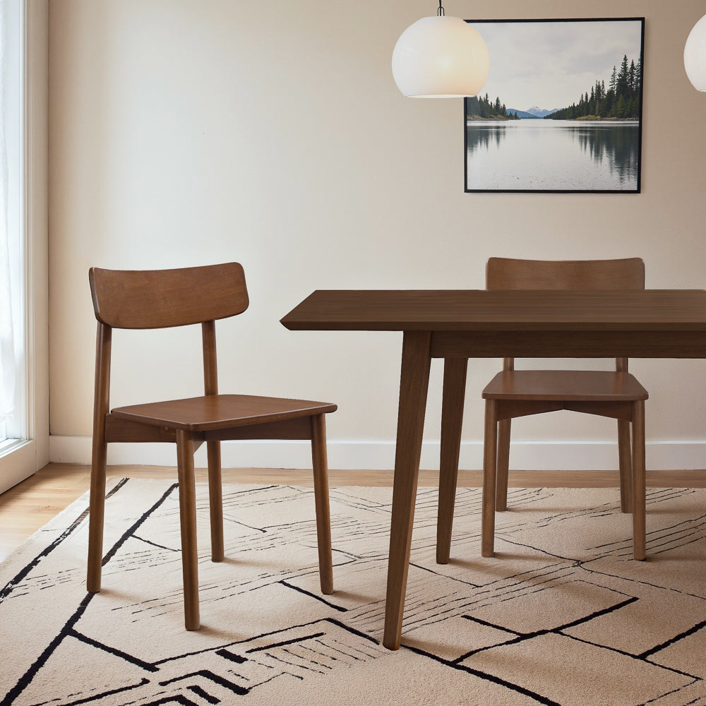 Pierre Walnut Dining Chair from Ashcroft Furniture - Luna Furniture