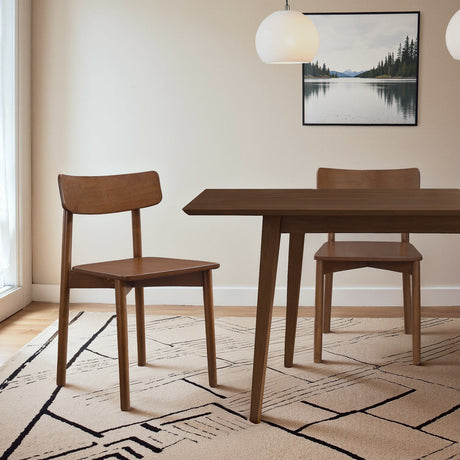 Pierre Walnut Dining Chair from Ashcroft Furniture - Luna Furniture