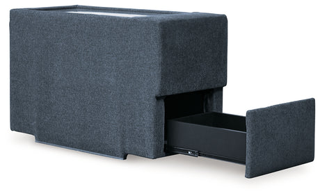 Pillar Peak Ink Console with Storage from Ashley Furniture - Luna Furniture
