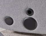 Pineland Pewter Power Glider Recliner with Audio System from Ashley Furniture - Luna Furniture