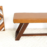 Marley Tan Genuine Leather Bench from Midinmod - Luna Furniture