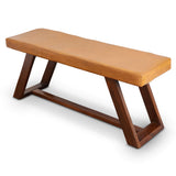 Marley Tan Genuine Leather Bench from Midinmod - Luna Furniture