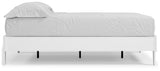 Piperton Full Platform Bed with Dresser in White from Ashley - Luna Furniture