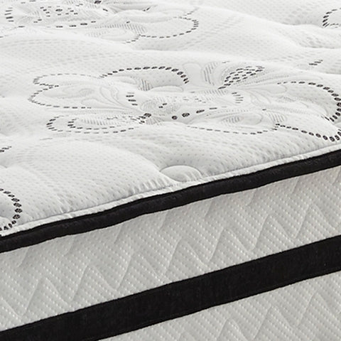 Piperton Full Platform Bed with Mattress in White from Ashley - Luna Furniture