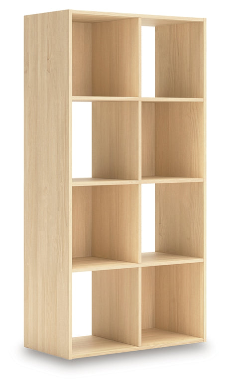 Piperton Tan Eight Cube Organizer from Ashley - Luna Furniture