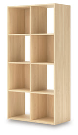 Piperton Tan Eight Cube Organizer from Ashley - Luna Furniture