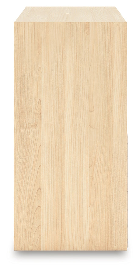 Piperton Tan Four Cube Organizer from Ashley - Luna Furniture