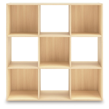 Piperton Tan Nine Cube Organizer from Ashley - Luna Furniture