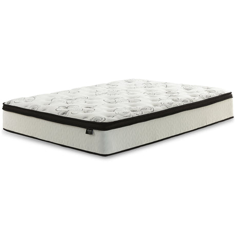Piperton Twin Platform Bed with Mattress in White from Ashley - Luna Furniture
