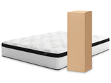 Piperton Twin Platform Bed with Mattress in White from Ashley - Luna Furniture
