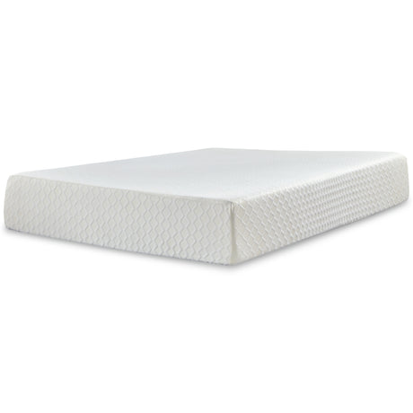 Piperton Twin Platform Bed with Mattress in White from Ashley - Luna Furniture