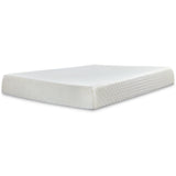 Piperton Twin Platform Bed with Mattress in White from Ashley Furniture - Luna Furniture